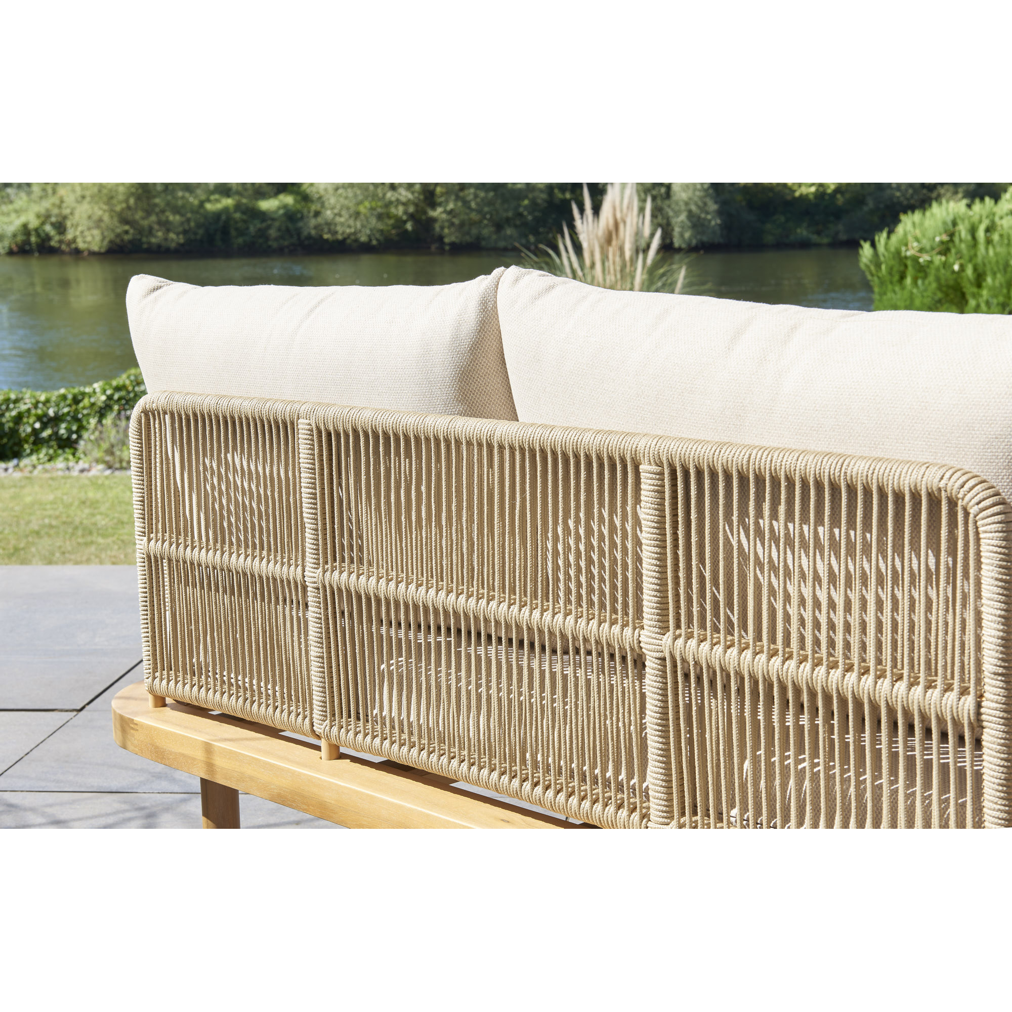 Gartenbank 'Eloise' holzpotik akazie 180 x 68 x 80 cm