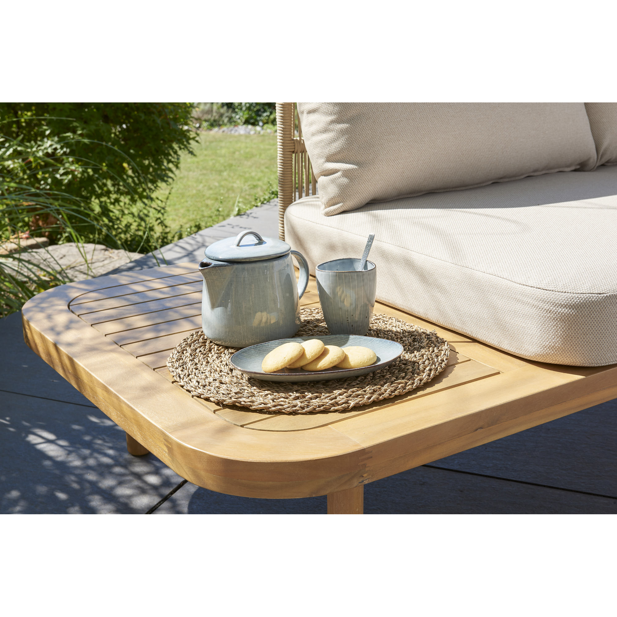 Gartenbank 'Eloise' holzpotik akazie 180 x 68 x 80 cm