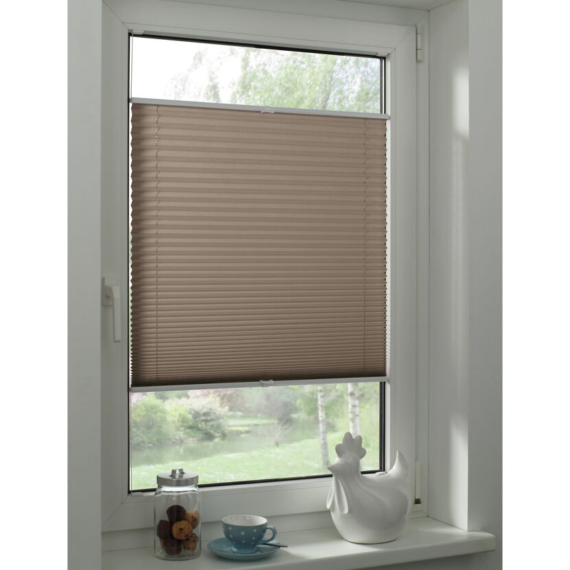 Plissee 'Concept' taupe 80 x 130 cm