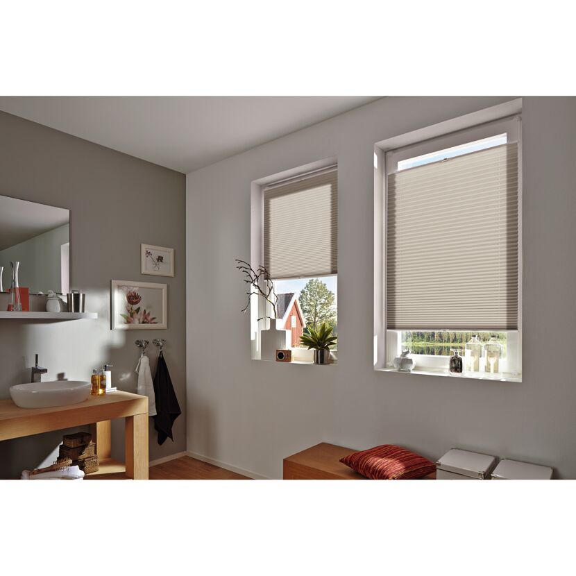 Plissee 'Concept' taupe 100 x 130 cm