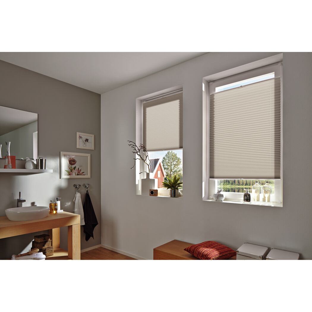 Plissee 'Concept' taupe 80 x 210 cm