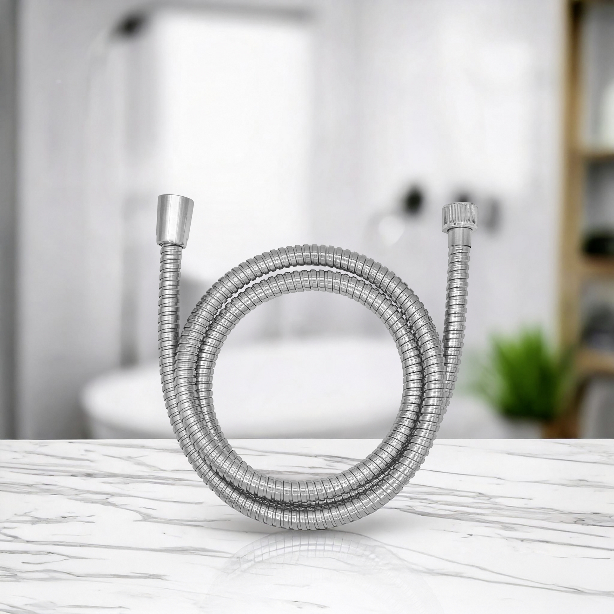 Duschschlauch 'Classic' 1/2" Edelstahl chromfarben 150 cm