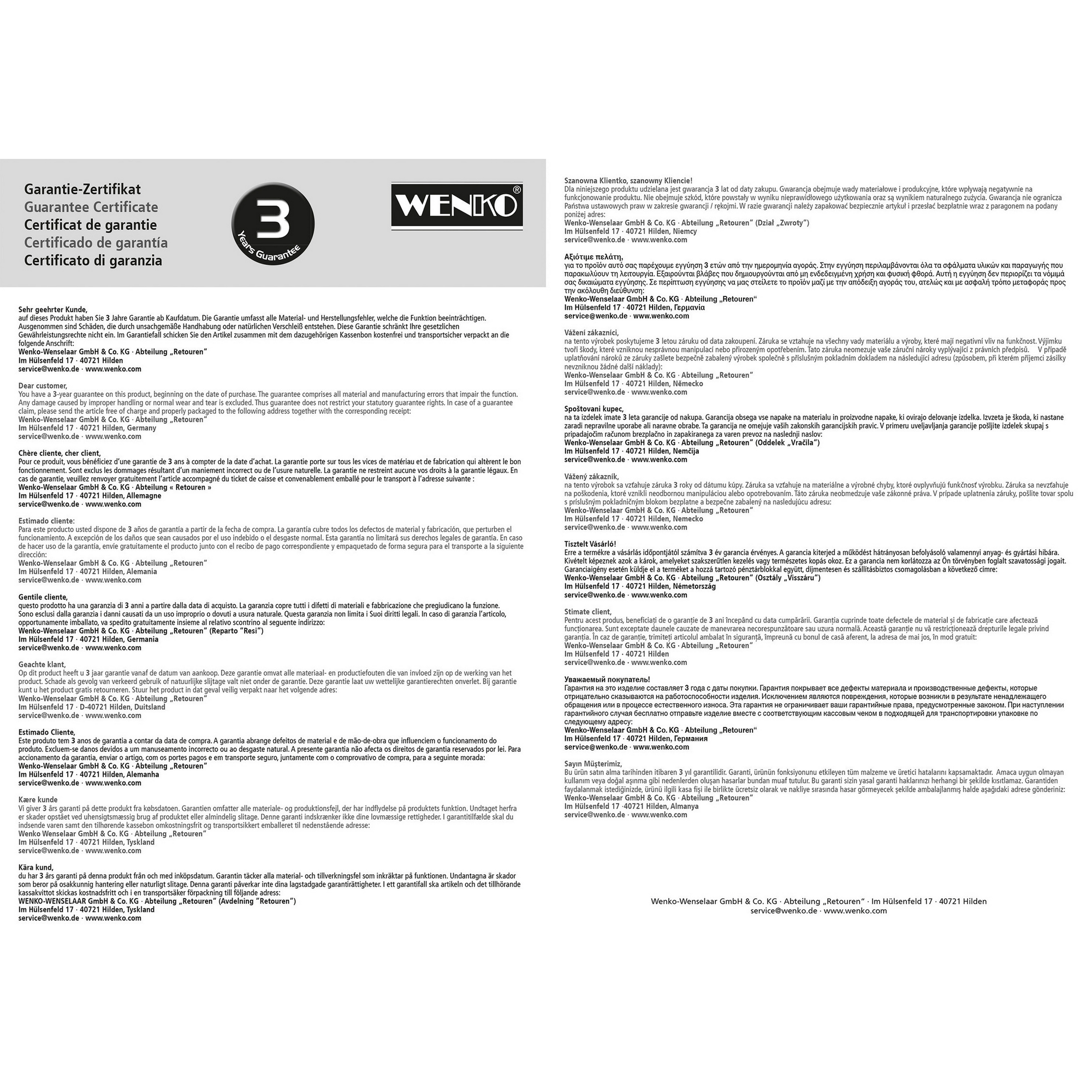 Handbrausen-Set 'Basic Line' chromfarben 3-teilig