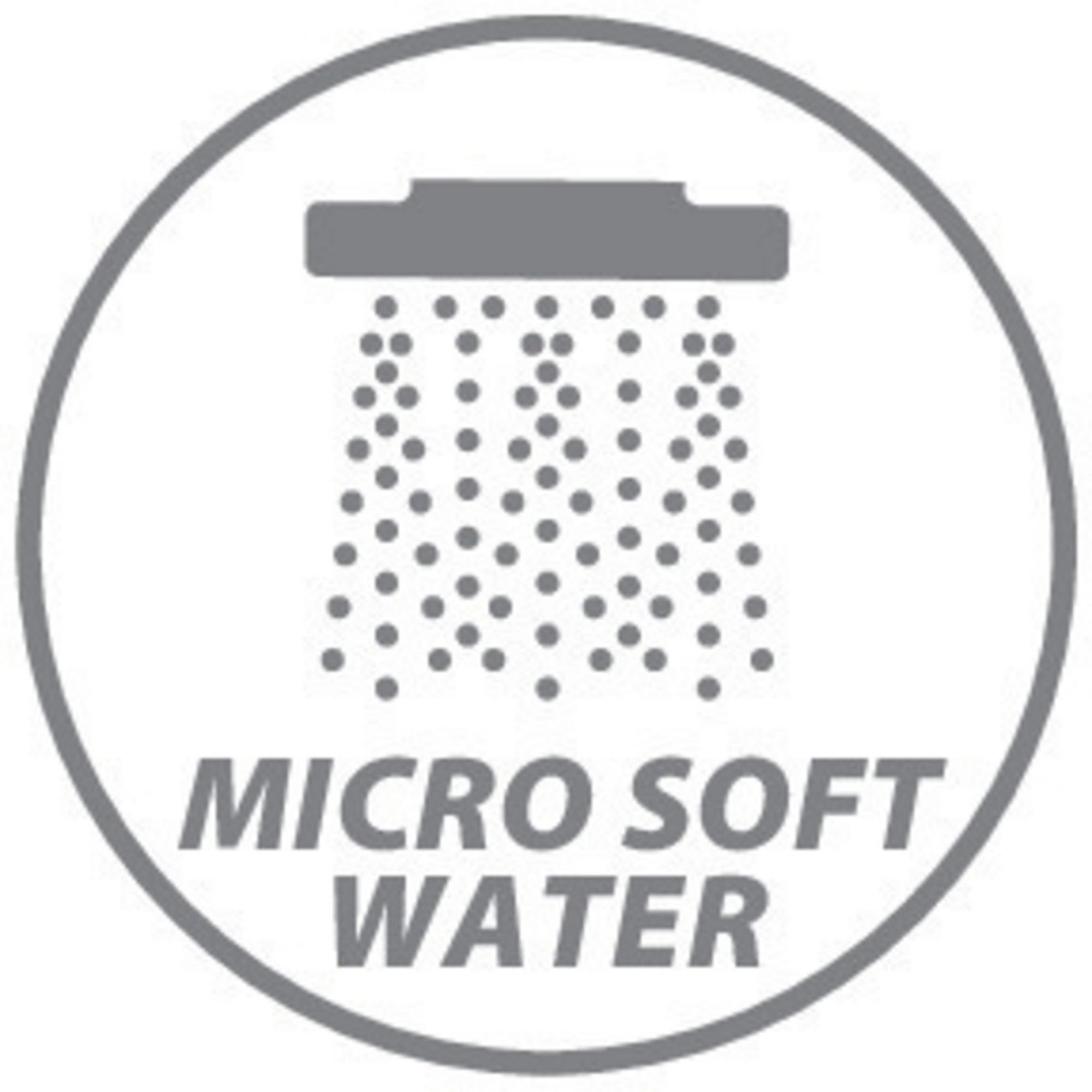 Handbrausen-Set 'Softwater' Edelstahl chromfarben 3-teilig