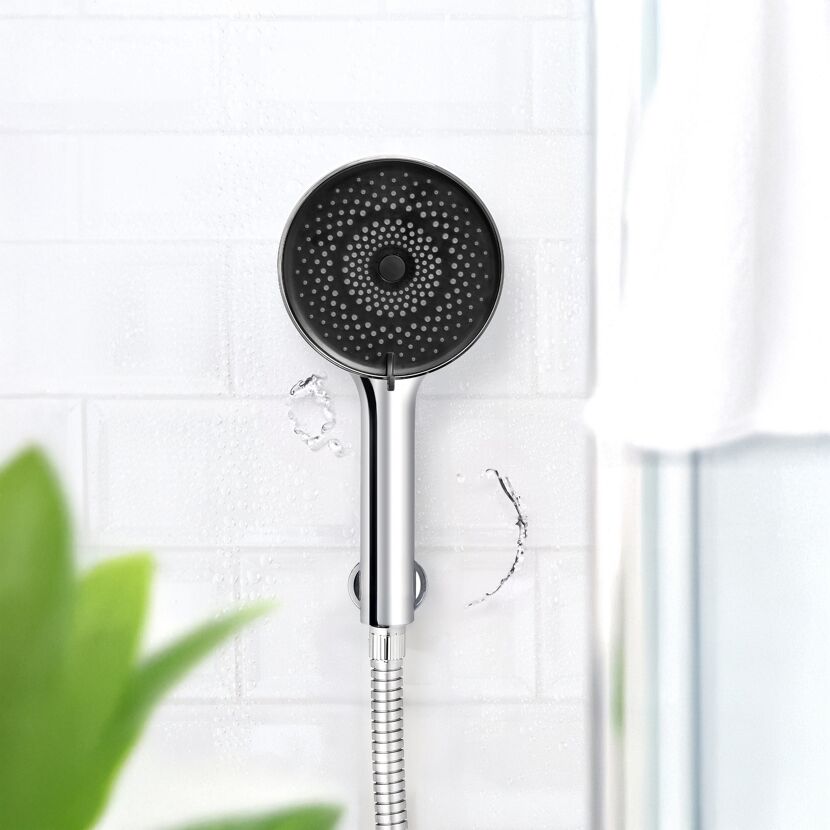 Handbrause 'Softwater' chromfarben Ø 12 cm