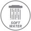 Handbrause 'Softwater' chromfarben Ø 12 cm