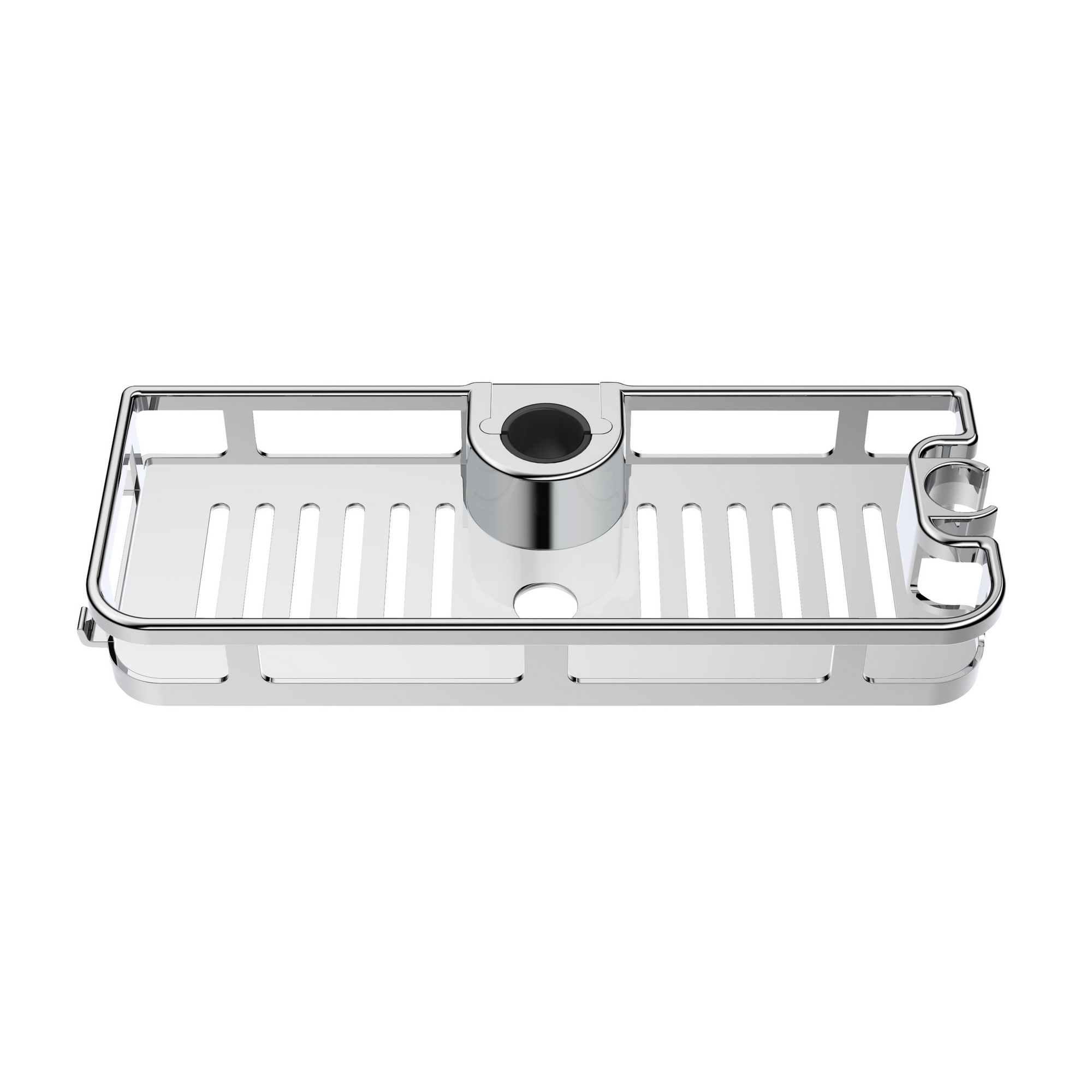 Duschablage 'Libertà' ABS-Kunststoff chromfarben 28,5 x 4 x 11,5 cm