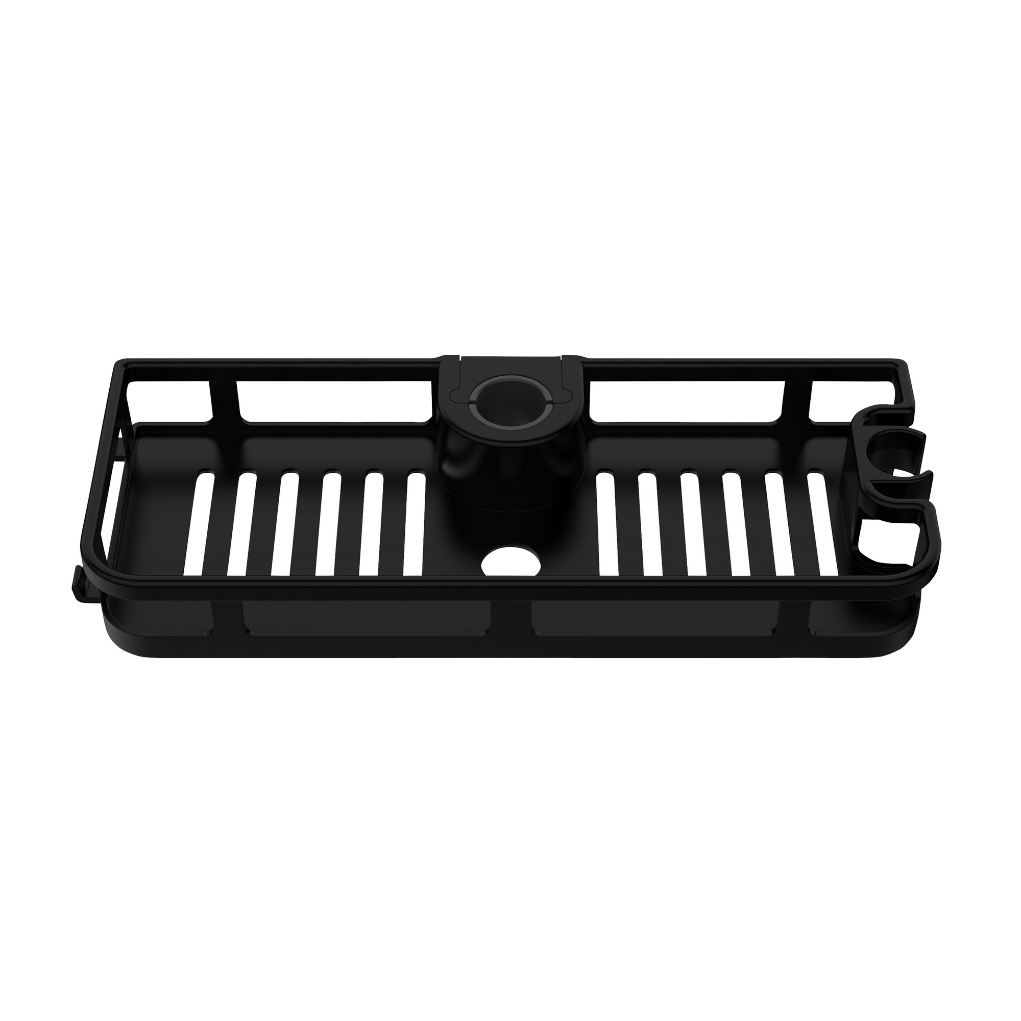 Duschablage 'Libertà' ABS-Kunststoff schwarz 28,5 x 4 x 11,5 cm