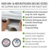 WC-Sitz 'Muschel' mit Absenkautomatik weiß Duroplast