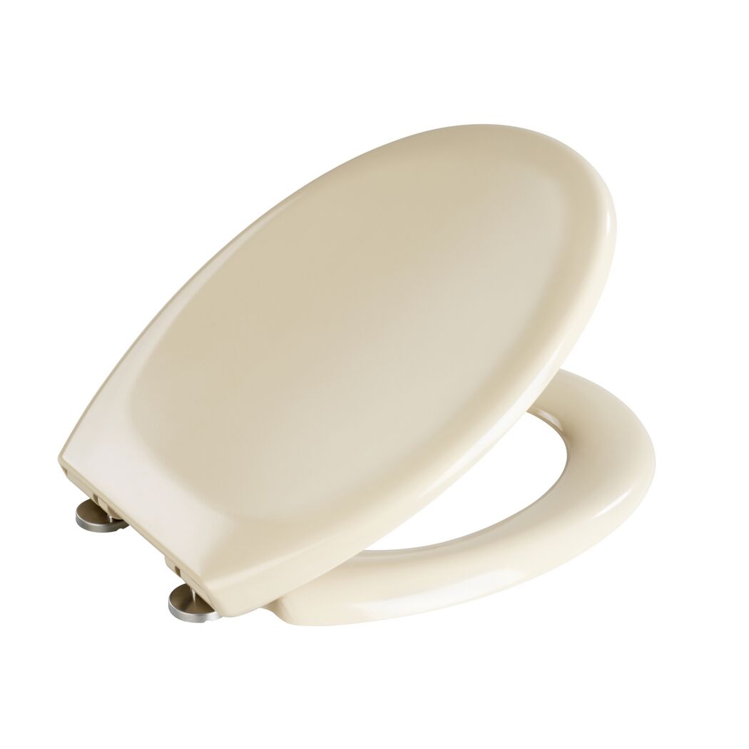 WC-Sitz 'Ottana' mit Absenkautomatik beige Duroplast