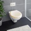 WC-Sitz 'Ottana' mit Absenkautomatik beige Duroplast