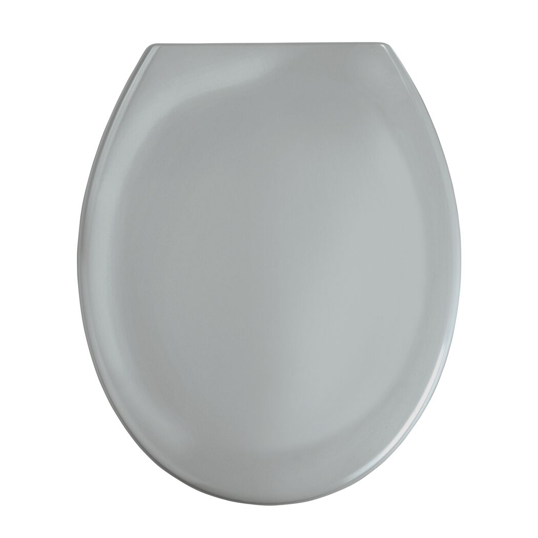 WC-Sitz 'Ottana' mit Absenkautomatik hellgrau Duroplast