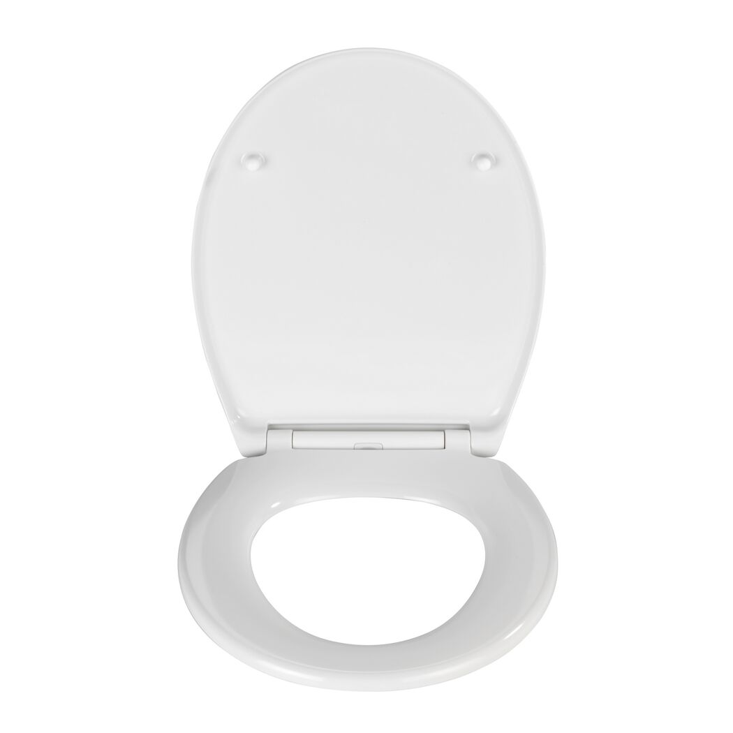 WC-Sitz 'Samos' mit Absenkautomatik weiß Duroplast