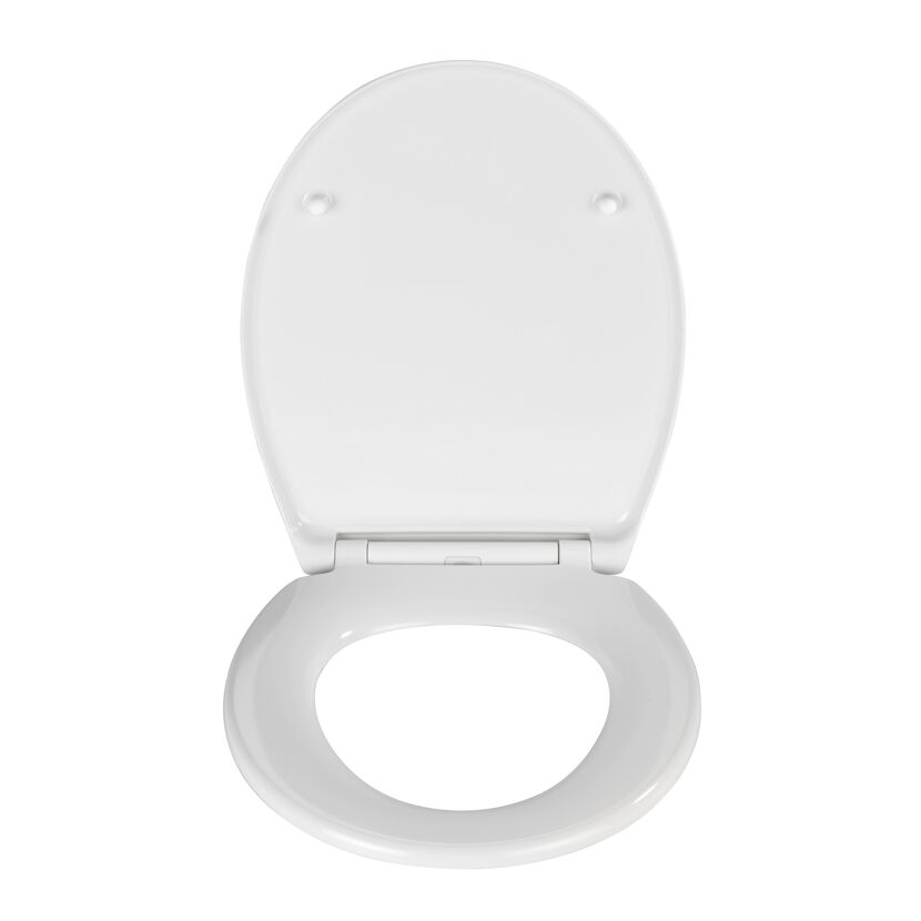 WC-Sitz 'Samos' mit Absenkautomatik weiß Duroplast