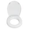 WC-Sitz 'Secura' mit Absenkautomatik weiß Duroplast