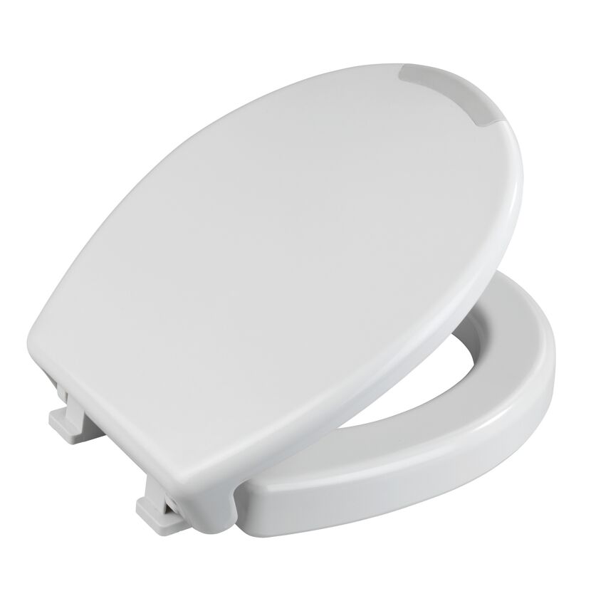 WC-Sitz 'Secura' mit Absenkautomatik weiß Duroplast