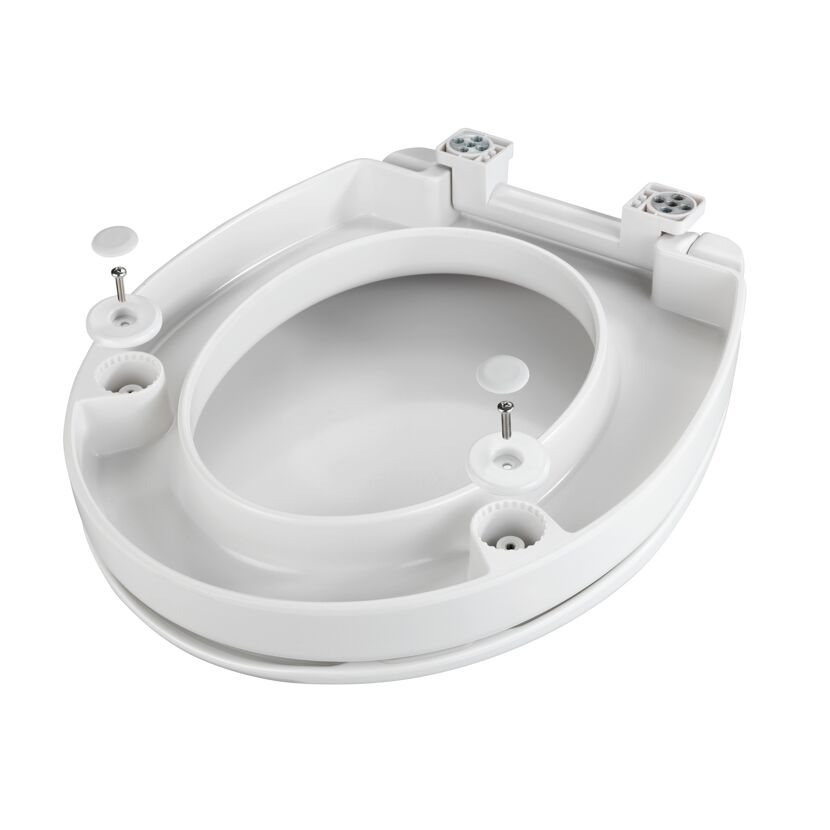 WC-Sitz 'Secura' mit Absenkautomatik weiß Duroplast
