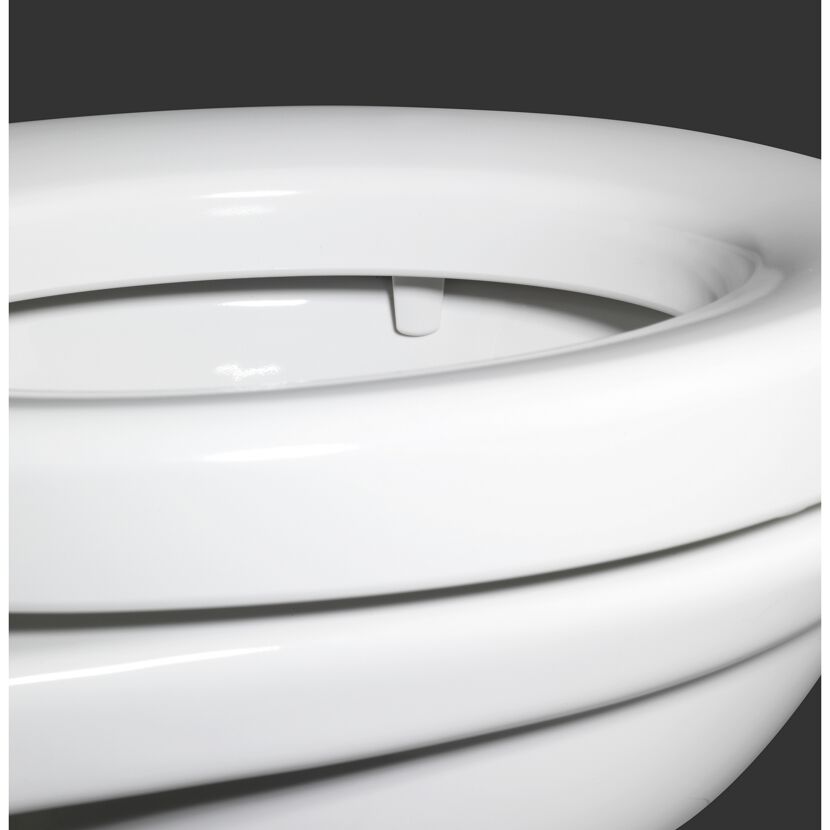 WC-Sitz 'Secura' mit Absenkautomatik weiß Duroplast