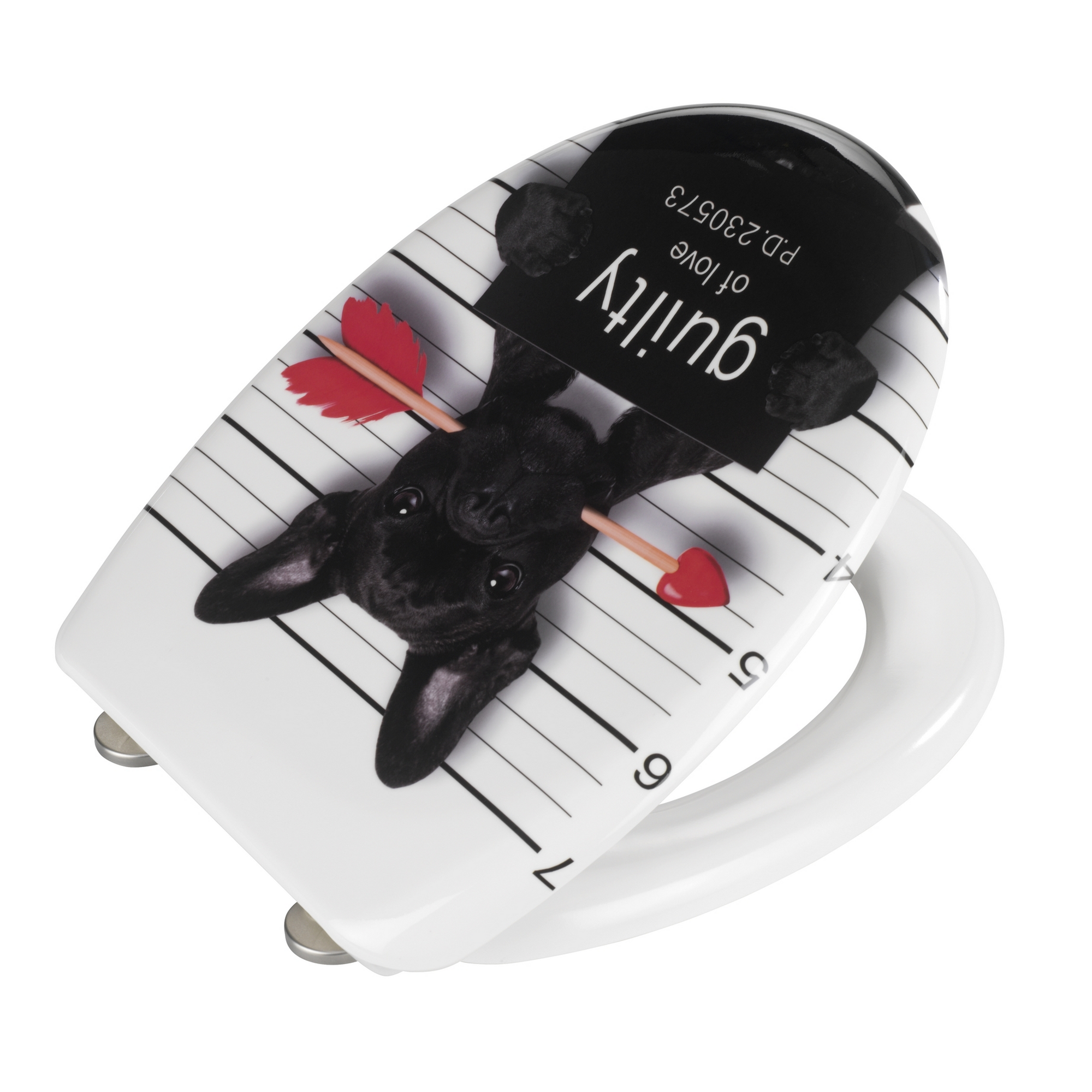 WC-Sitz 'Guilty' mit Absenkautomatik mehrfarbig Duroplast