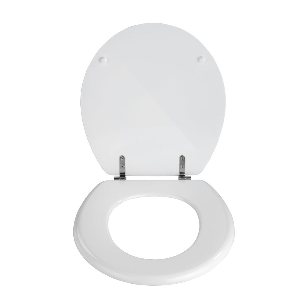 WC-Sitz 'Prima weiß Holzkern