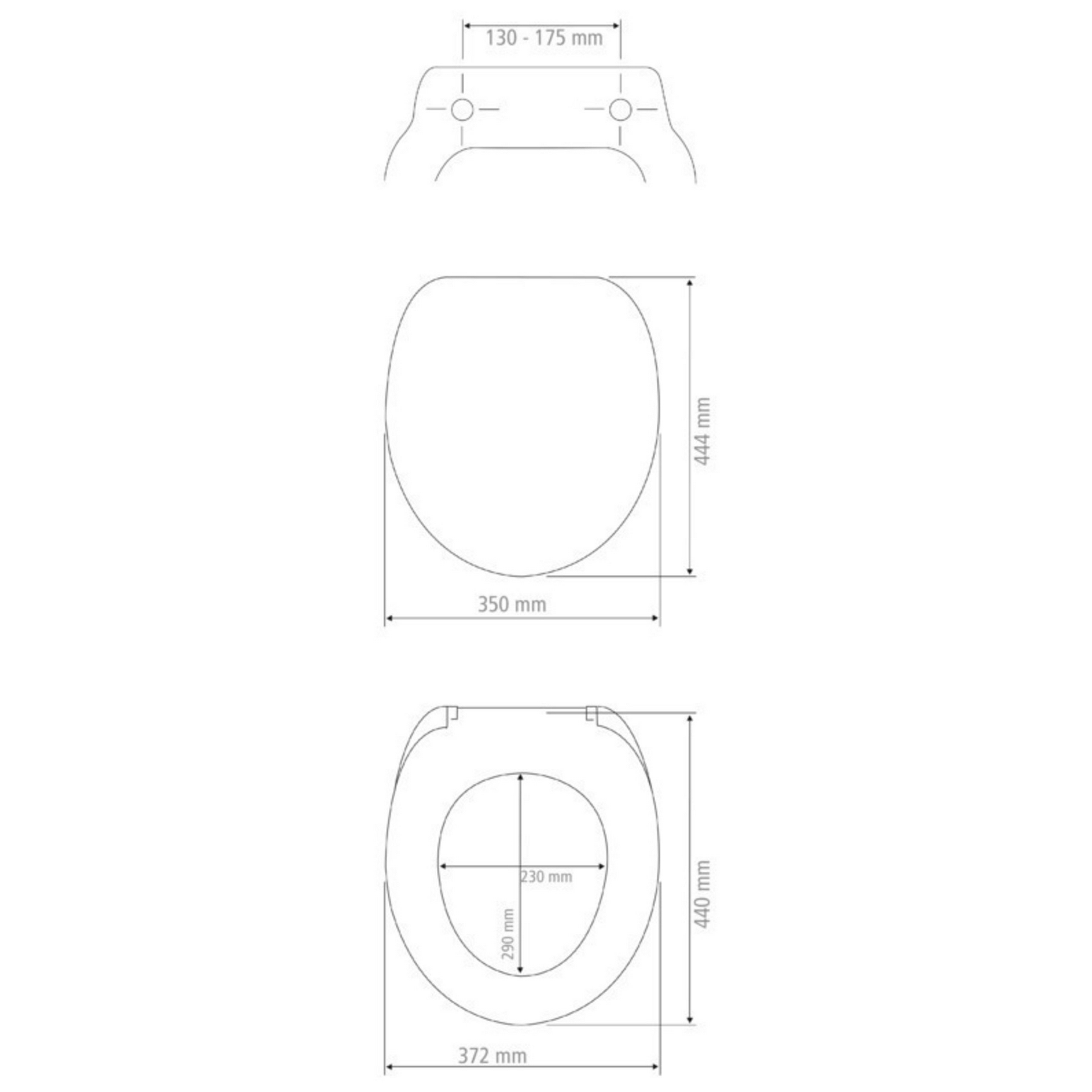 WC-Sitz 'Bergamo' beige Duroplast