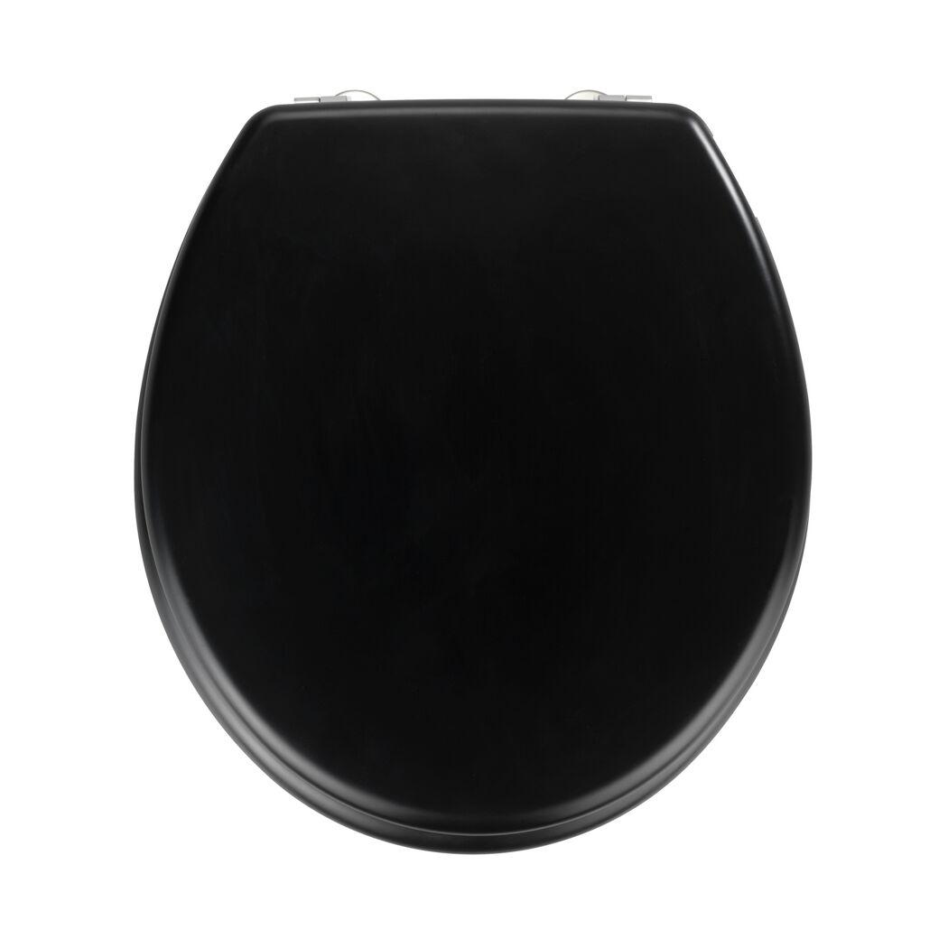 WC-Sitz 'Prima schwarz Holzkern