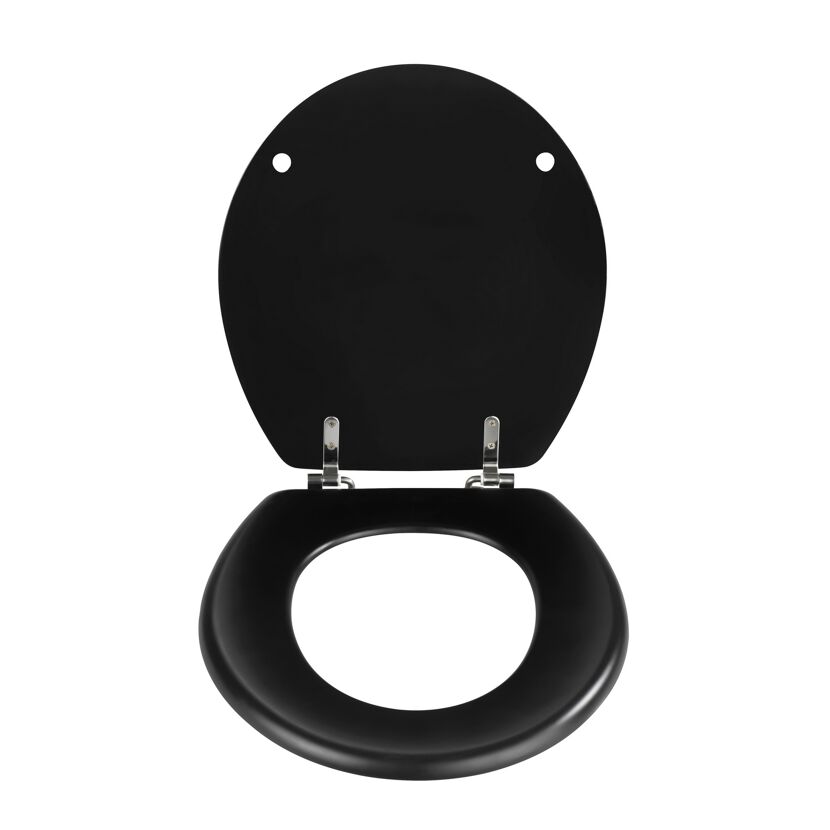 WC-Sitz 'Prima schwarz Holzkern