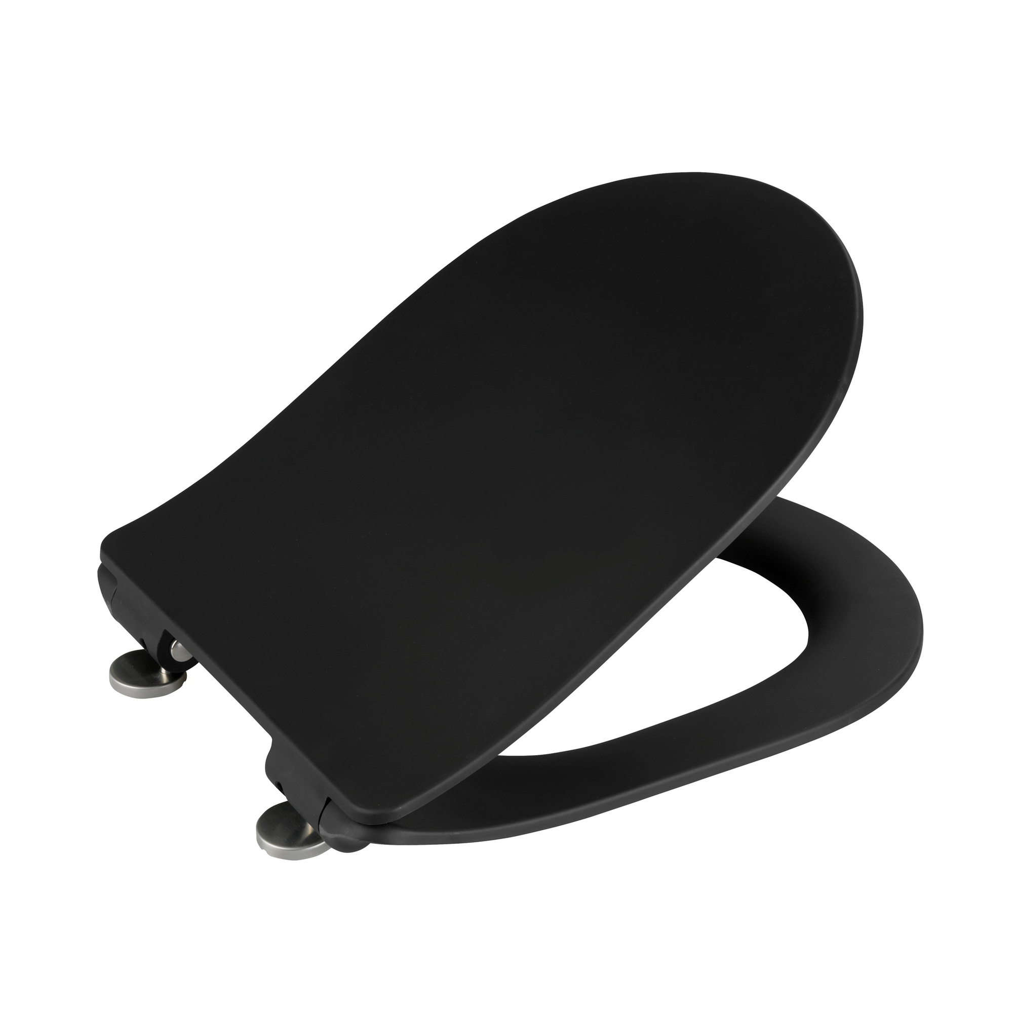 WC-Sitz 'Sedilo' mit Absenkautomatik schwarz Duroplast