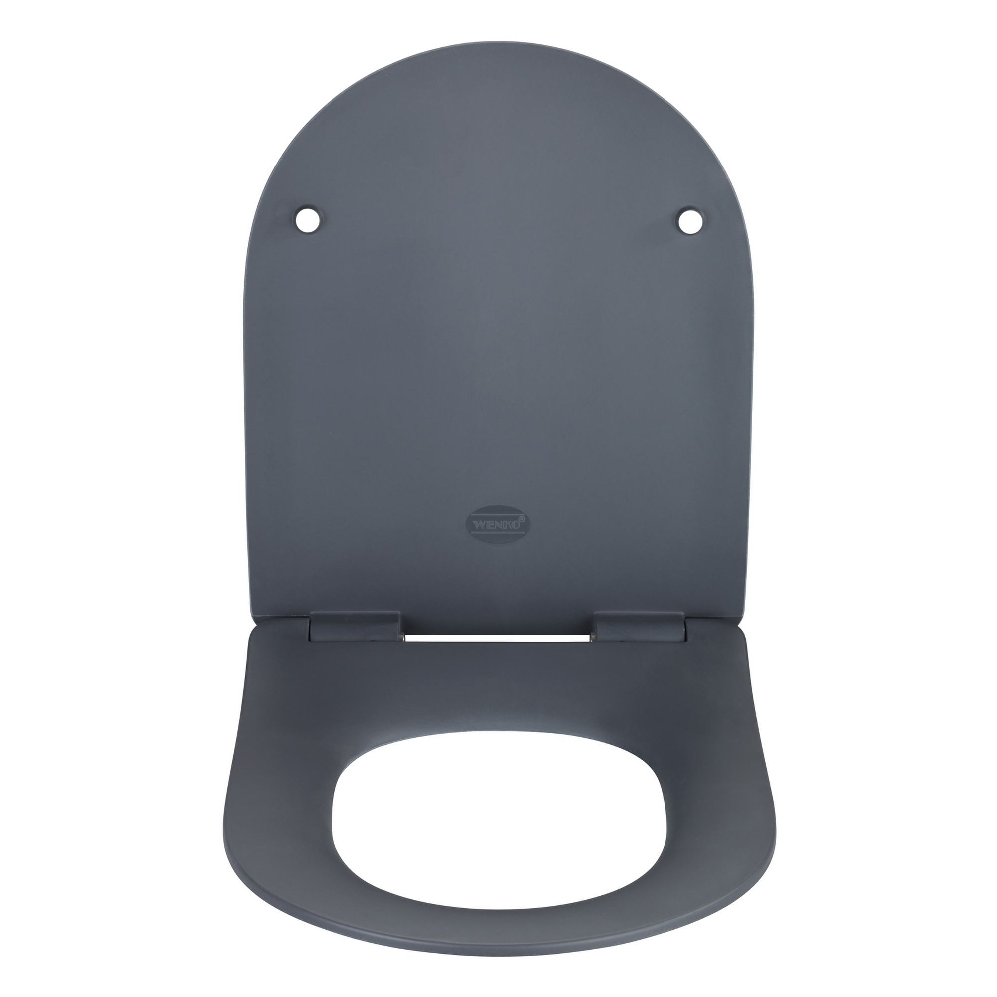 WC-Sitz 'Sedilo' mit Absenkautomatik grau Duroplast