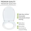 WC-Sitz 'Polar' mit Absenkautomatik mehrfarbig Thermoplast