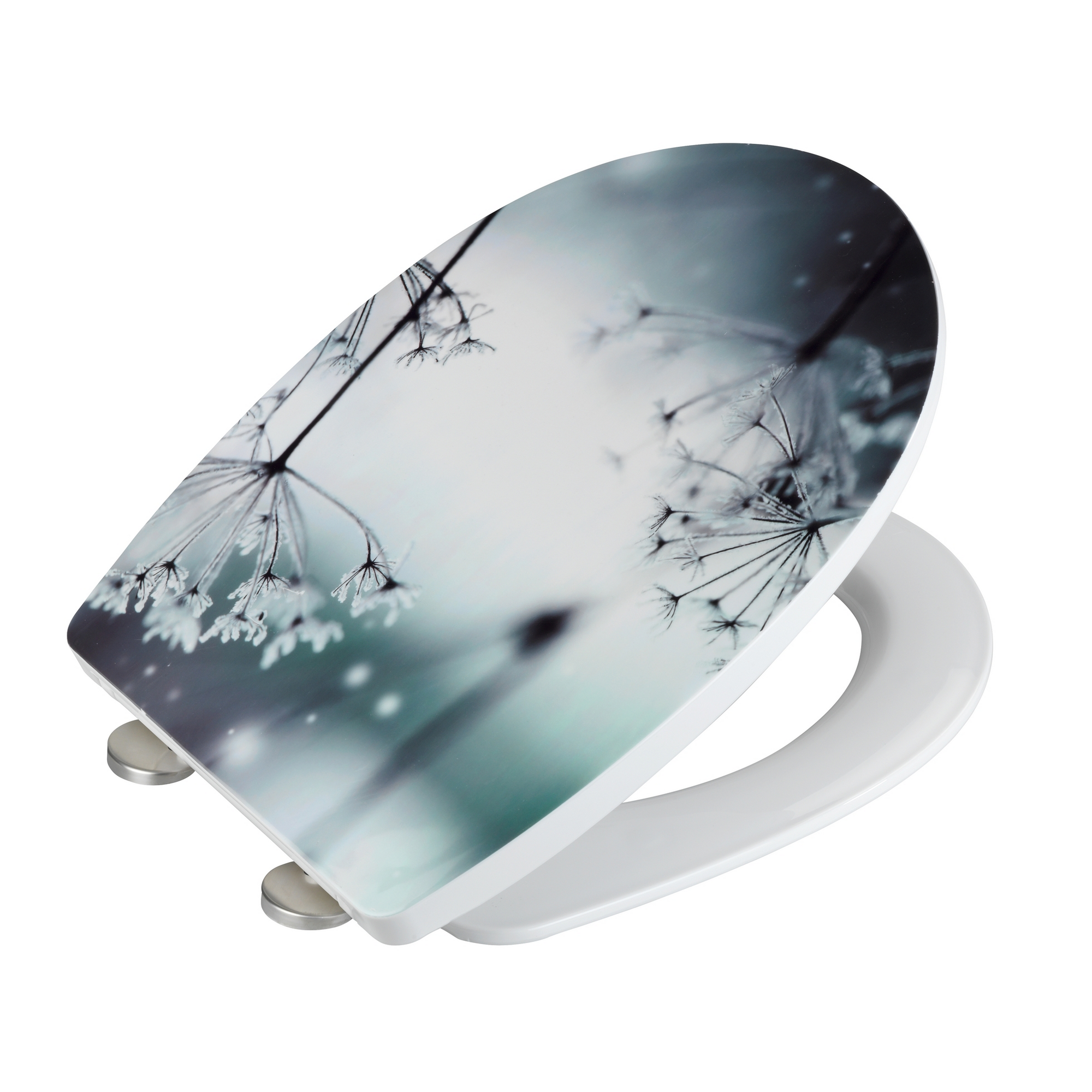 WC-Sitz 'Polar' mit Absenkautomatik mehrfarbig Thermoplast