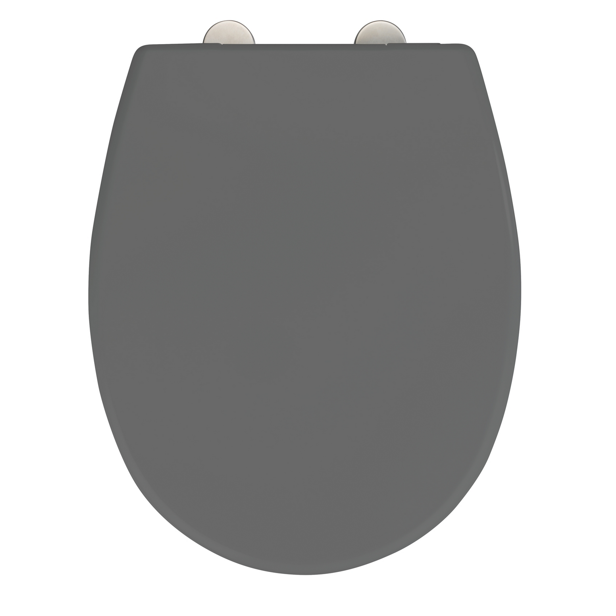 WC-Sitz 'Vorno' mit Absenkautomatik grau Duroplast