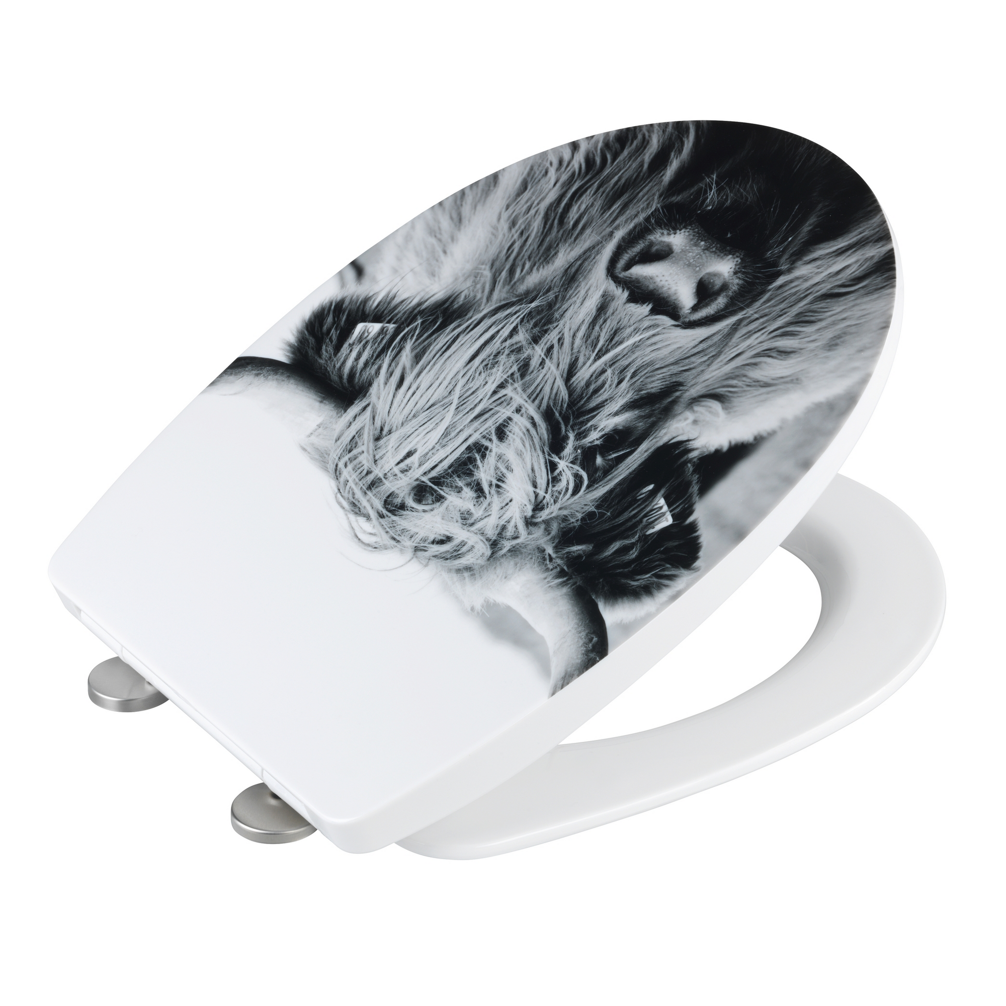 WC-Sitz 'Yak' mit Absenkautomatik mehrfarbig Thermoplast