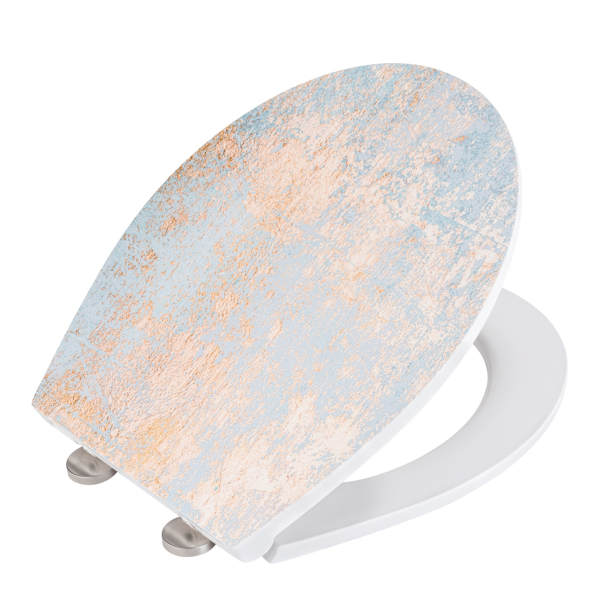 WC-Sitz 'Agate' mit Absenkautomatik mehrfarbig Duroplast