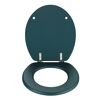 WC-Sitz 'Prima dunkelgrün Holzkern