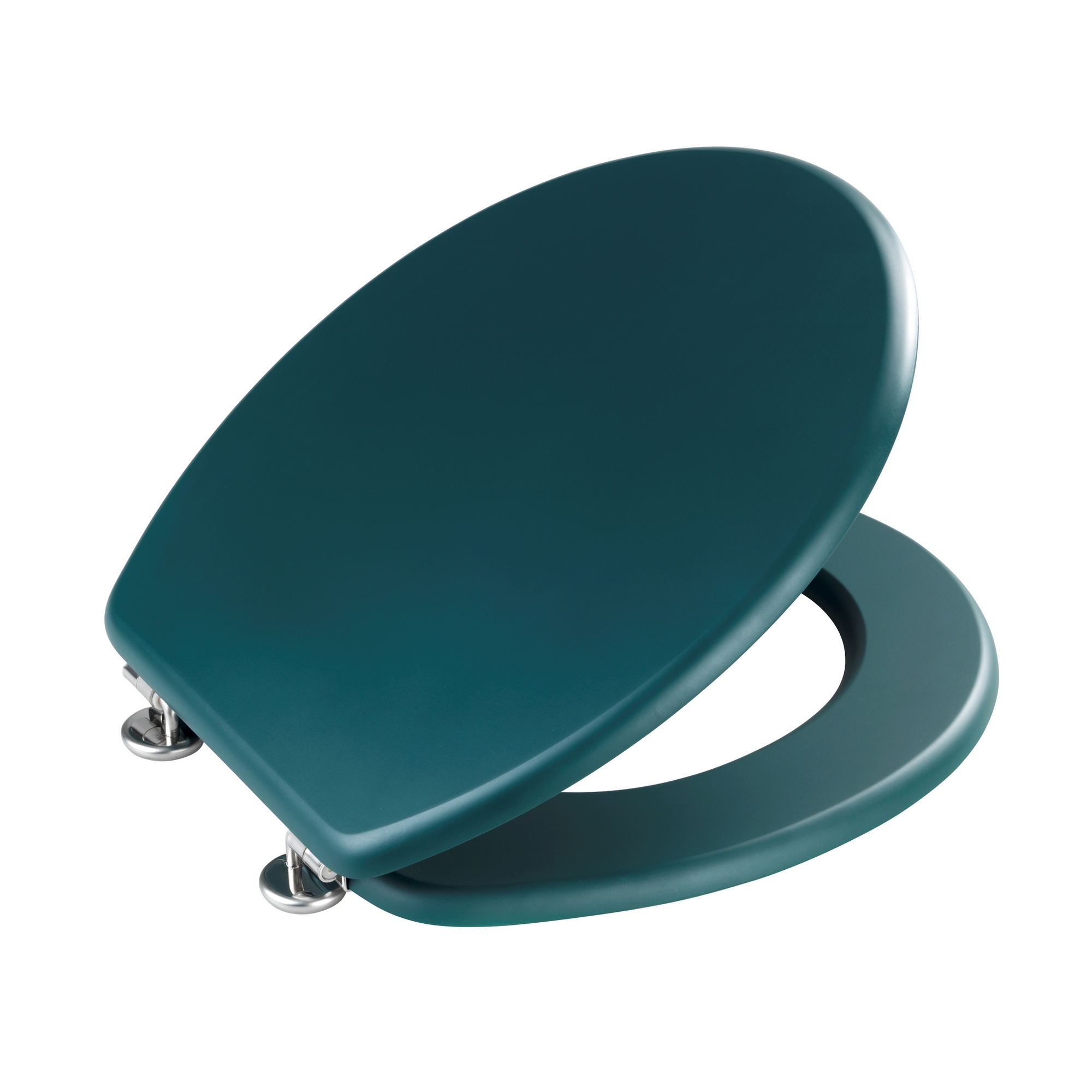 WC-Sitz 'Prima dunkelgrün Holzkern