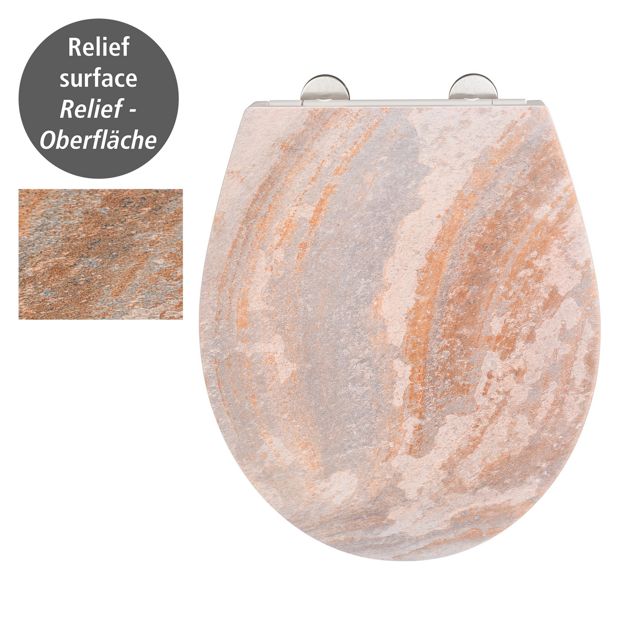 WC-Sitz 'Canyon' mit Absenkautomatik mehrfarbig Duroplast