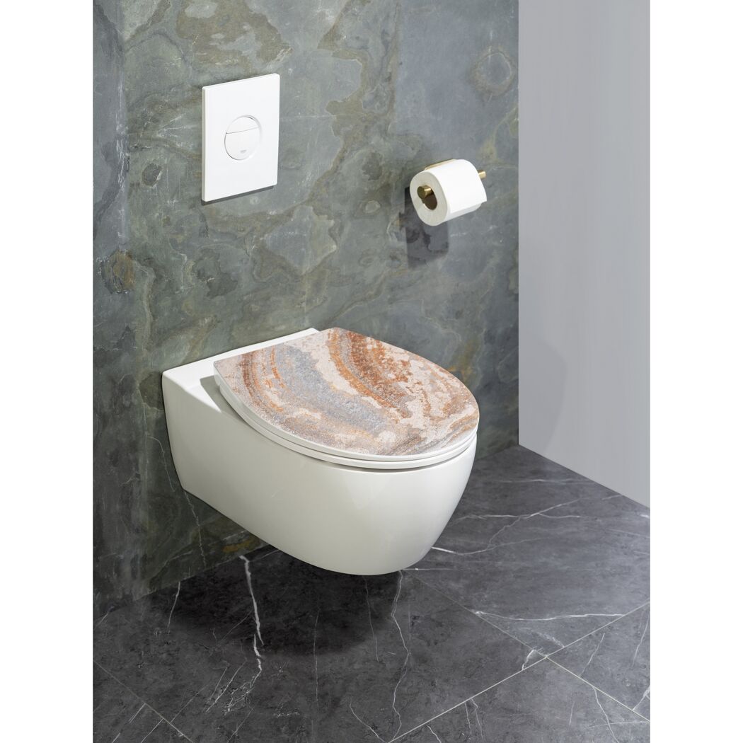 WC-Sitz 'Canyon' mit Absenkautomatik mehrfarbig Duroplast