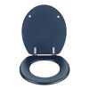 WC-Sitz 'Prima dunkelblau Holzkern