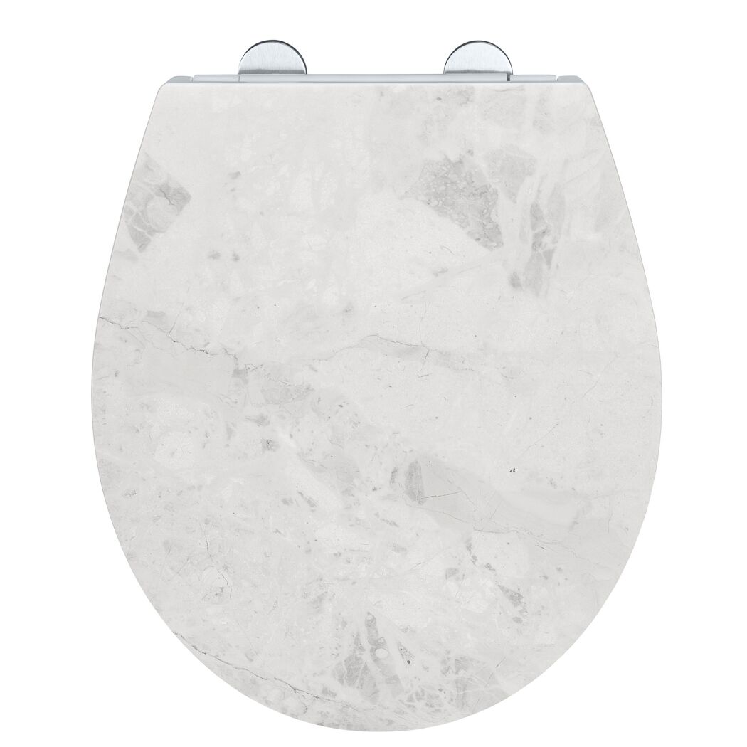 WC-Sitz 'White' mit Absenkautomatik mehrfarbig Duroplast