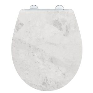 WC-Sitz 'White' mit Absenkautomatik mehrfarbig Duroplast