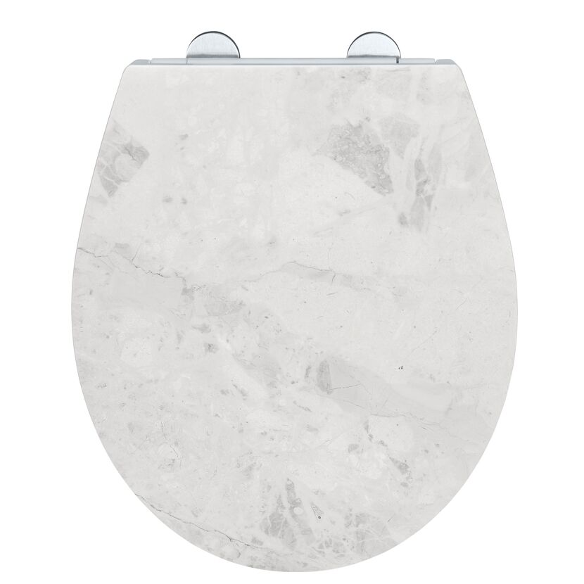 WC-Sitz 'White' mit Absenkautomatik mehrfarbig Duroplast