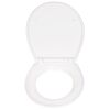 WC-Sitz 'White' mit Absenkautomatik mehrfarbig Duroplast