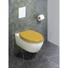 WC-Sitz 'Prima gelb Holzkern