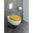 WC-Sitz 'Prima gelb Holzkern