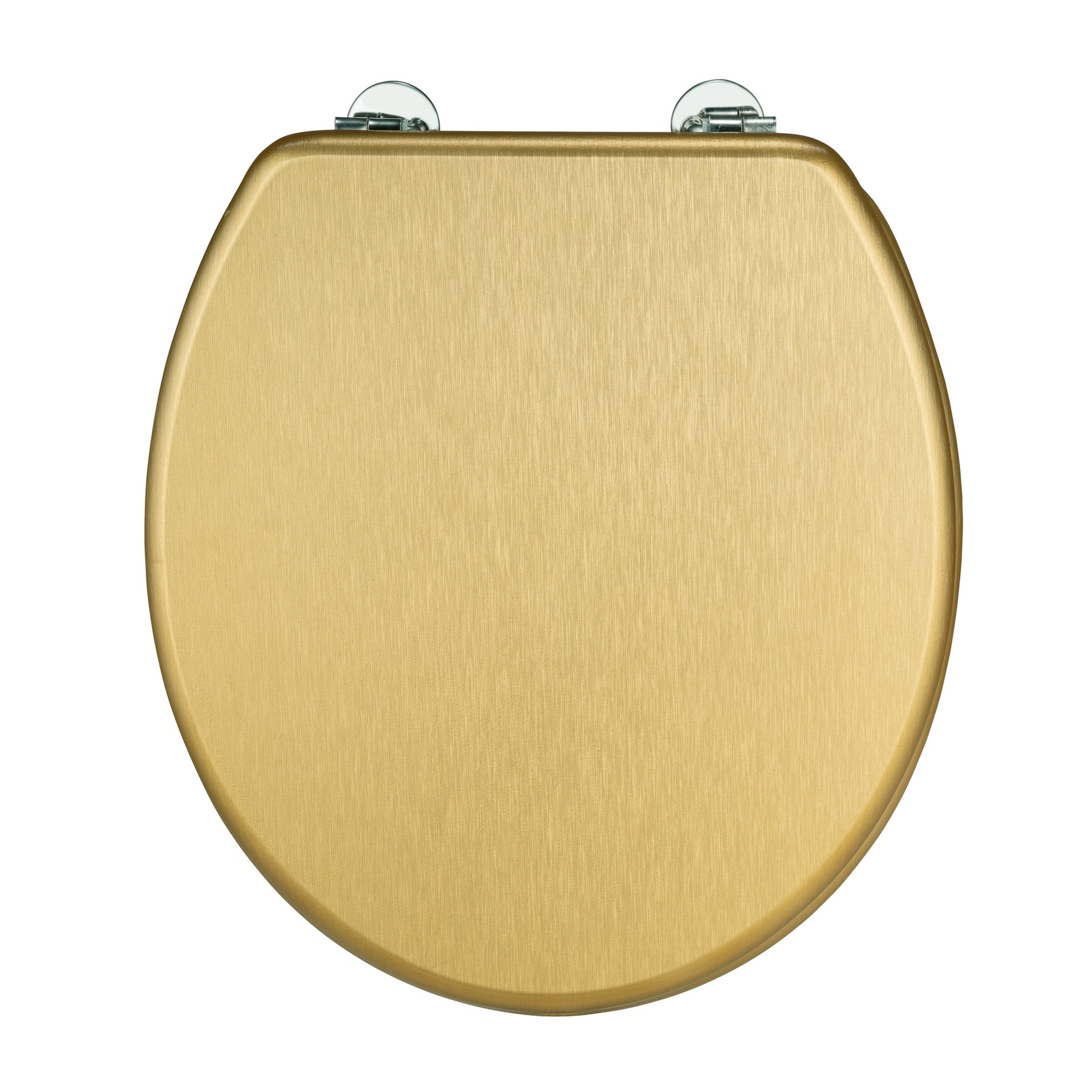 WC-Sitz 'Aldeno' goldfarben Holzkern