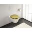 WC-Sitz 'Aldeno' goldfarben Holzkern