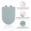 WC-Sitz 'Galati' mit Absenkautomatik blau Duroplast