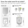 WC-Sitz 'Galati' mit Absenkautomatik blau Duroplast