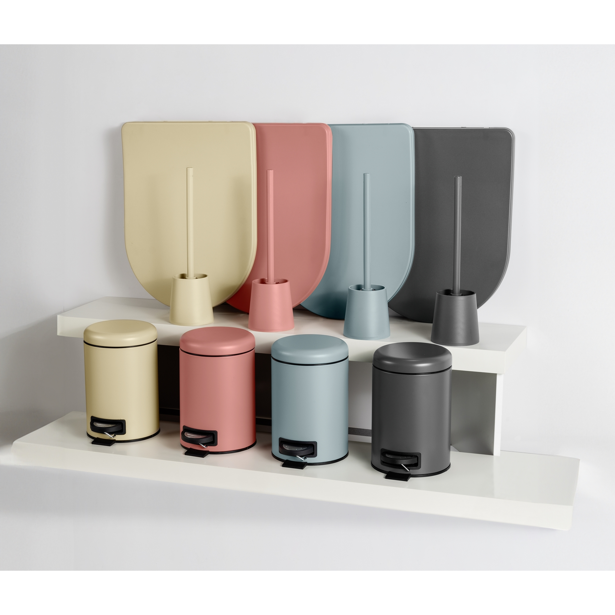 WC-Sitz 'Galati' mit Absenkautomatik blau Duroplast